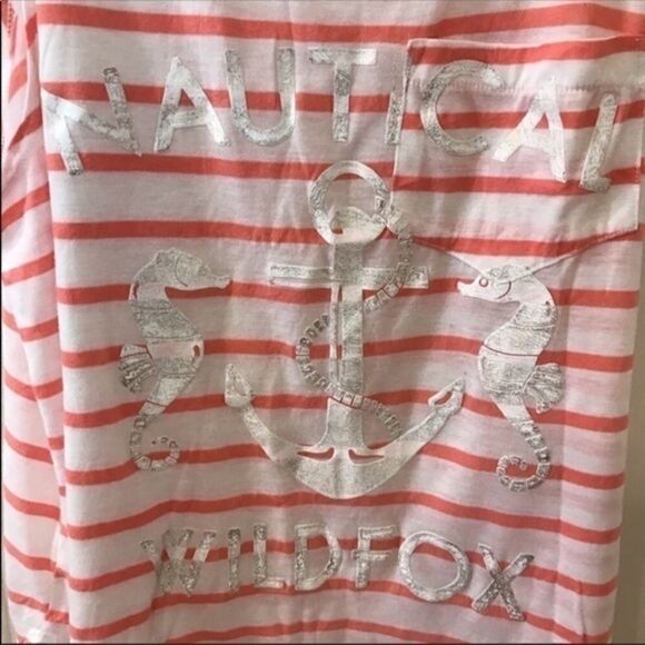Wildfox striped nautical print tank top - Picture 4 of 5